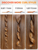 کرلی مو، فر کننده، بیگودی مو شیگلم One Touch سایز 32 و 25 میلیمتر از برند SHEGLAMHAIR
