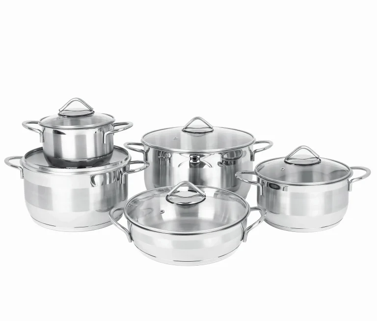 سرویس قابلمه استیل 10 پارچه ام جی اس mgs کد CWS2110