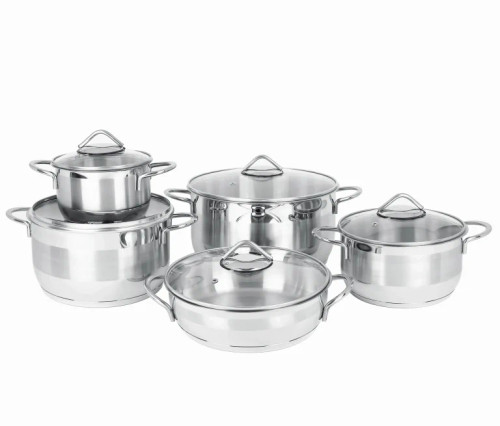 سرویس قابلمه استیل 10 پارچه ام جی اس mgs کد CWS2110