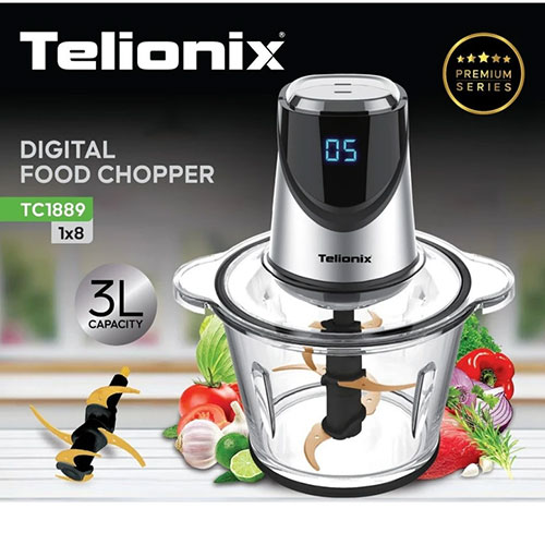خردکن تلیونیکس مدل TC1889 ظرفیت ۳ لیتر telionix
